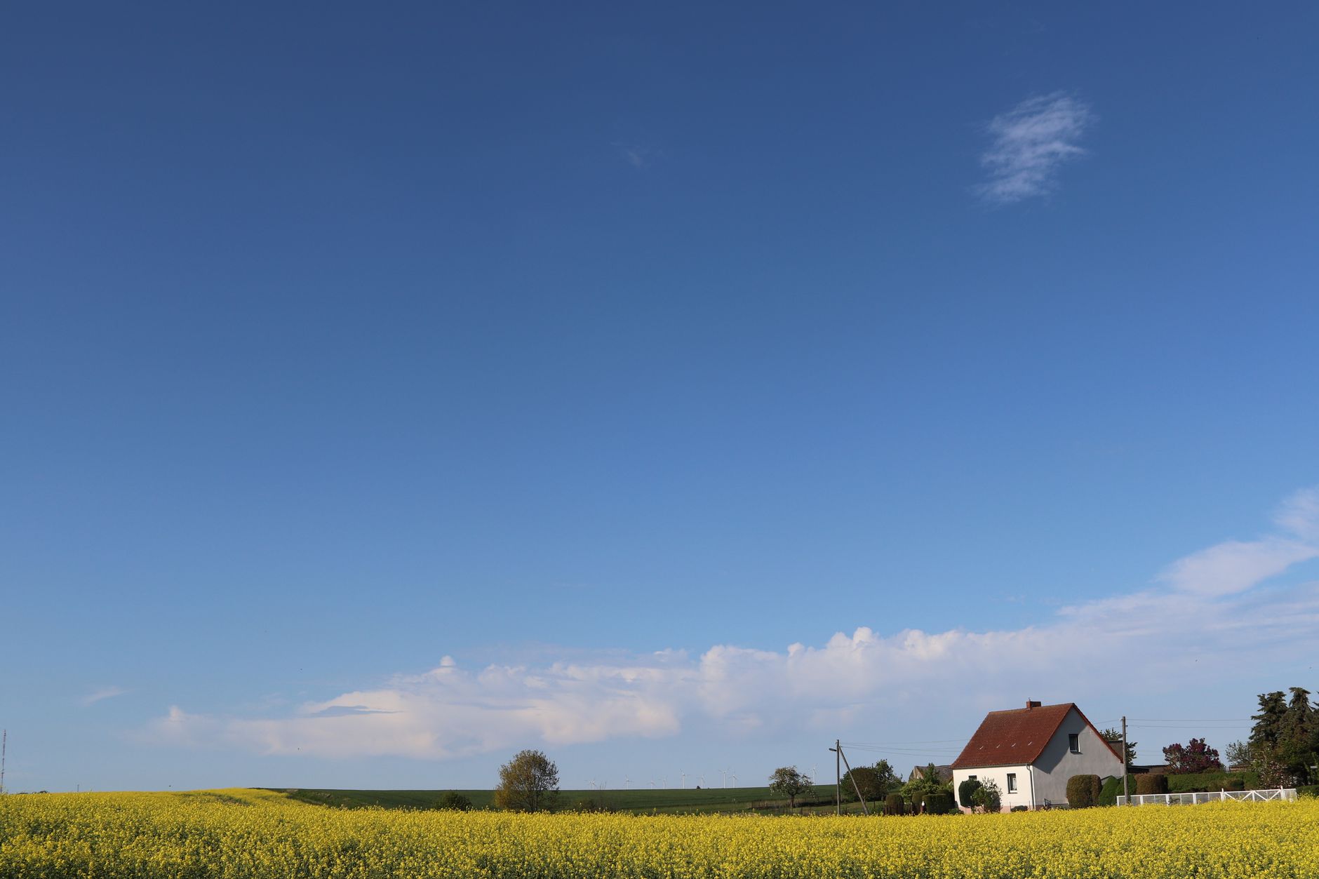 Acreage and open country east of Lincoln, Nebraska